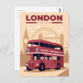 LONDON BRIEFKAART (Voorkant / Achterkant)