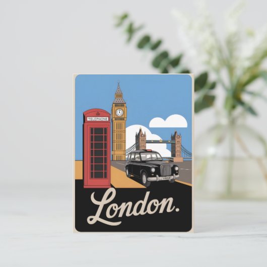 London  briefkaart (Staand voorkant)