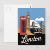 London  briefkaart (Voorkant / Achterkant)