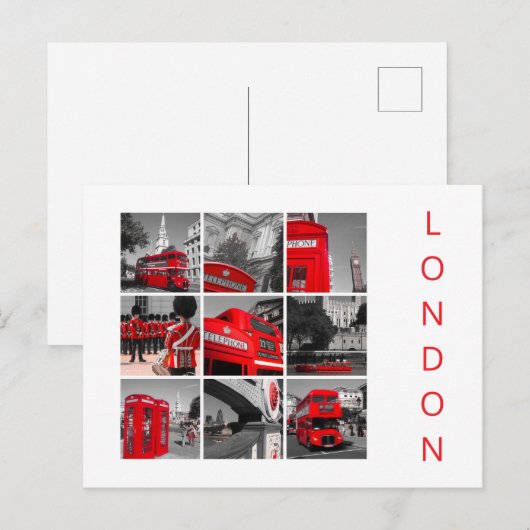 London Briefkaart (Voorkant / Achterkant)