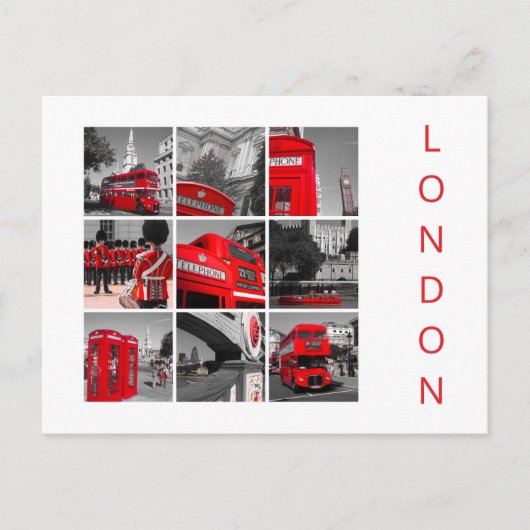 London Briefkaart (Voorkant)