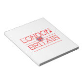 LONDON BRITAIN NOTITIEBLOK (Schuin)