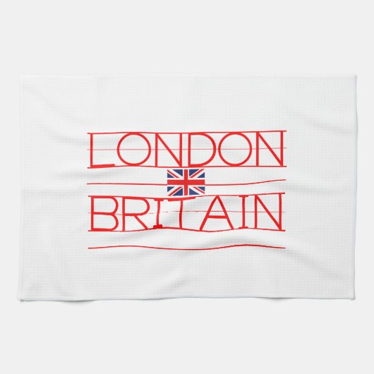 LONDON BRITAIN THEEDOEK (Horizontaal)