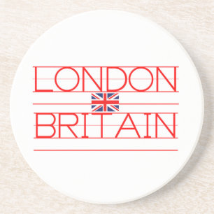 LONDON BRITAIN ZANDSTEEN ONDERZETTER