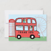 London British Bus Verjaardag Bedankt (Voorkant)