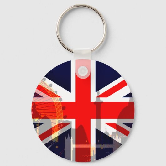 London-British Flag_ Sleutelhanger (Voorkant)