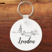 London British Illustration Sleutelhanger (Voorkant)