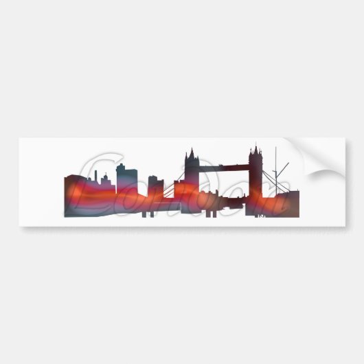London Bumpersticker (Voorkant)