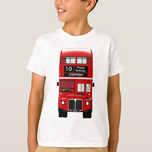 London Bus #2 T-shirt (Voorkant)