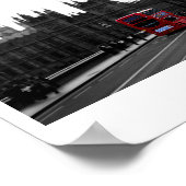 London Bus, Big Ben en de Houses of Parliament Poster (Hoek)