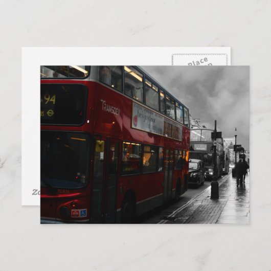 London Bus Briefkaart (Voorkant / Achterkant)