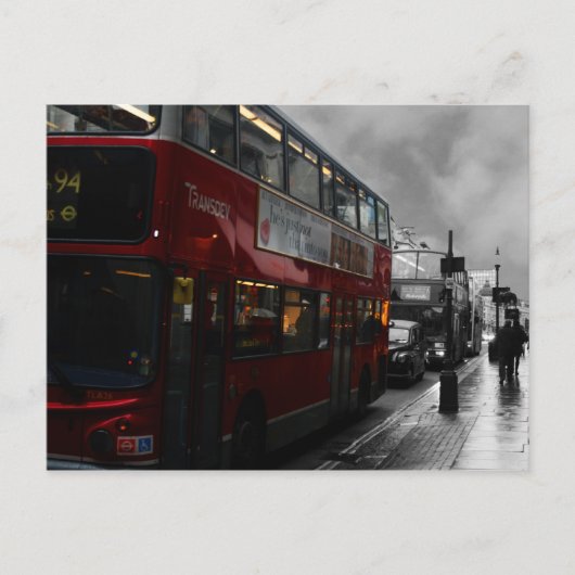 London Bus Briefkaart (Voorkant)