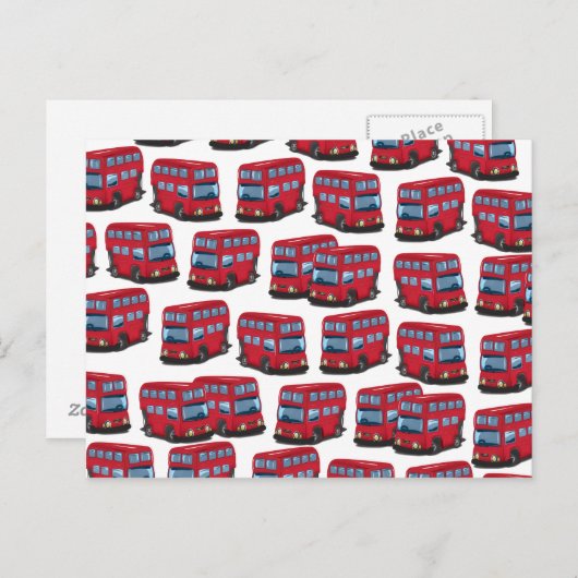 London Bus Briefkaart (Voorkant / Achterkant)