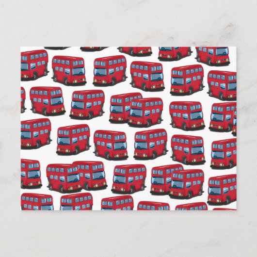 London Bus Briefkaart (Voorkant)