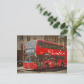 London Bus Briefkaart (Staand voorkant)