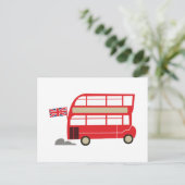 London Bus Briefkaart (Staand voorkant)