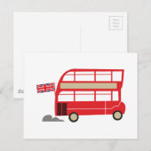 London Bus Briefkaart (Voorkant / Achterkant)