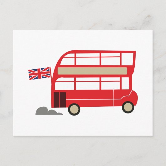 London Bus Briefkaart (Voorkant)