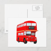 London Bus Briefkaart (Voorkant / Achterkant)