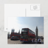 London Bus Briefkaart (Voorkant / Achterkant)
