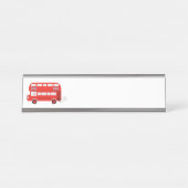 London Bus Bureau Naambordje (Voorkant)