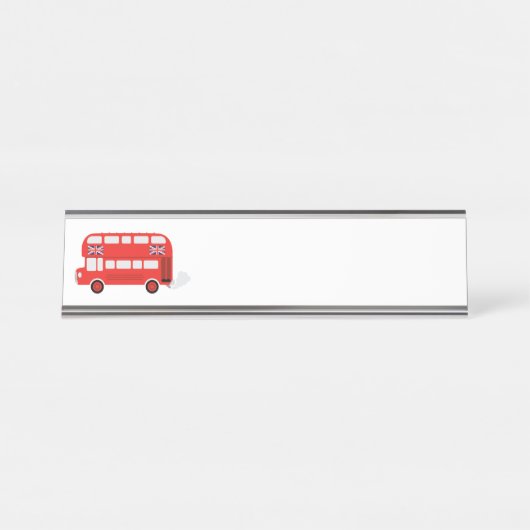 London Bus Bureau Naambordje (Voorkant)