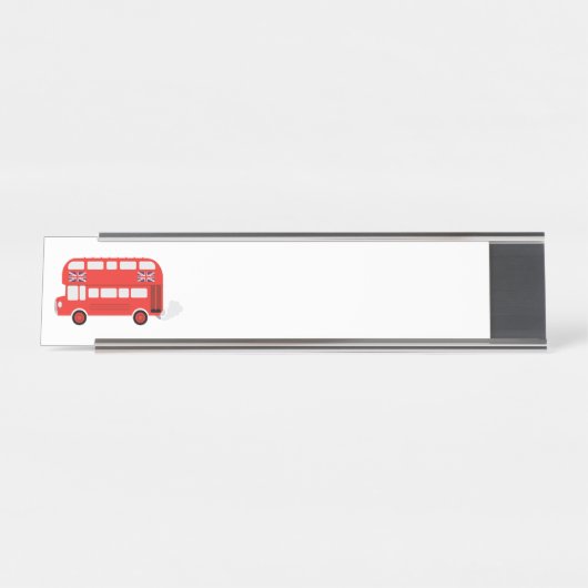 London Bus Bureau Naambordje (Voorkant)