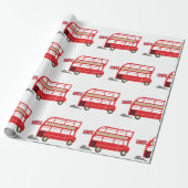 London Bus Cadeaupapier (Uitgerold)