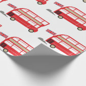 London Bus Cadeaupapier (Hoek)