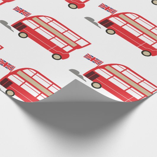 London Bus Cadeaupapier (Hoek)