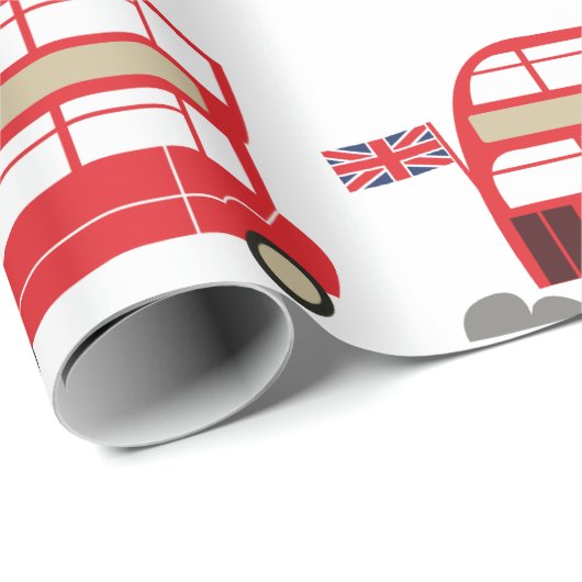 London Bus Cadeaupapier (Rol Hoek)