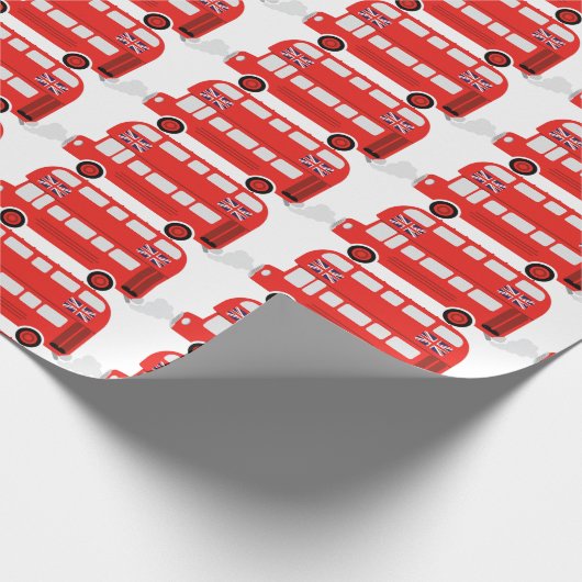 London Bus Cadeaupapier (Hoek)