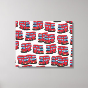 London Bus Canvas Afdruk