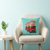 London Bus Cushion Kussen (Stoel)