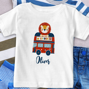 London Bus & Cute Lion Baby Persoonlijk