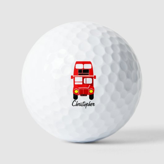 London Bus Design Golfballen (Voorkant)