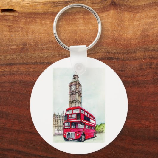 London Bus en Big Ben Sleutelhanger (Voorkant)
