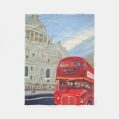 London bus Fleece deken (Voorkant)