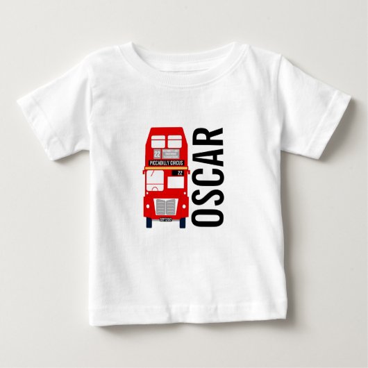 London Bus Gerber Baby Vest (Voorkant)