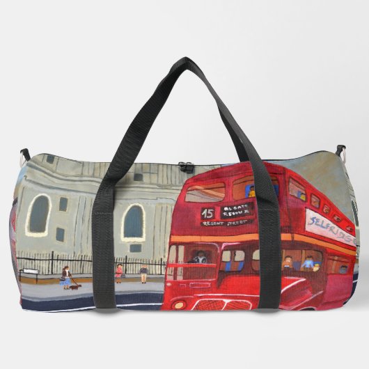 London Bus gym & duffel tas (Achterkant)