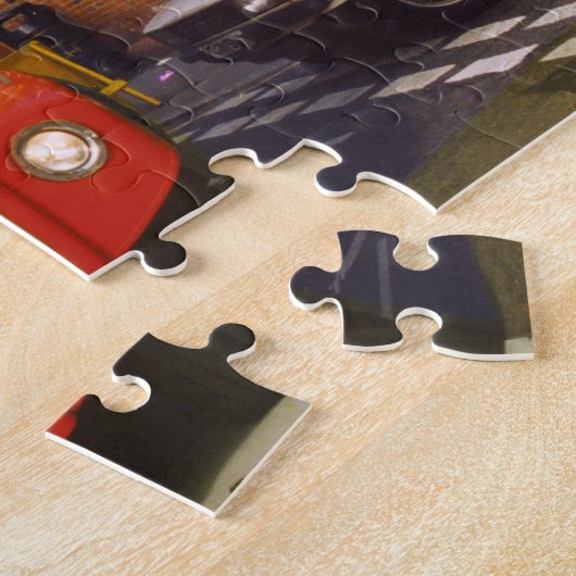 London Bus in Stoke Newington Legpuzzel (Zijkant)