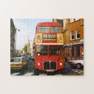 London Bus in Stoke Newington Legpuzzel
