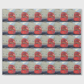 London Bus-inpakpapier Cadeaupapier (Vlak)