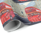 London Bus-inpakpapier Cadeaupapier (Rol Hoek)