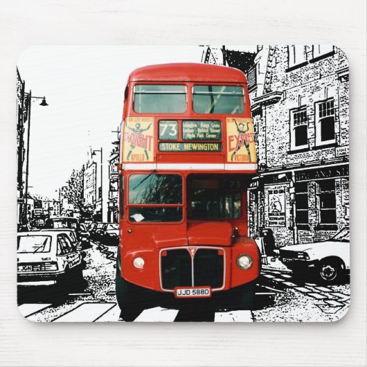 London Bus Muismat (Voorkant)