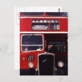 London Bus- Newbury Briefkaart (Voorkant / Achterkant)
