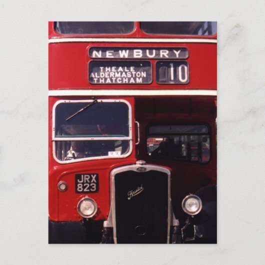 London Bus- Newbury Briefkaart (Voorkant)
