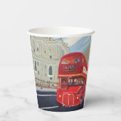 London bus papieren beker (Achterkant)