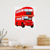 London Bus Poster (Keuken)