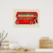 London Bus Poster (Keuken)